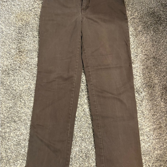 Gloria Vanderbilt Brown Straight-Leg Pants - Picture 1 of 2
